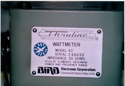 Bird 43 watt meter and related accessories