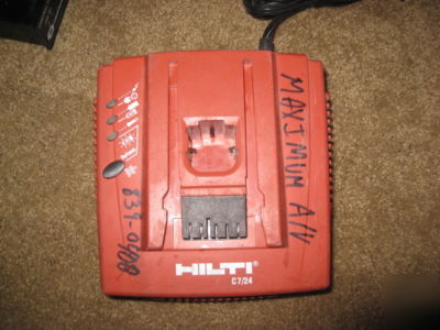 Hilti c 7/24 charger used