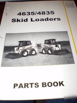 Gehl 4635/4835 skid loaders parts manual