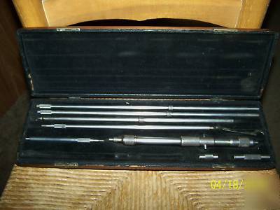 The ls starrett co, inside measurement tool kit/ case