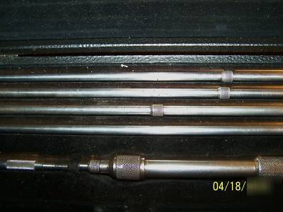 The ls starrett co, inside measurement tool kit/ case