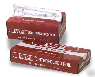 Aluminum foil pop up sheets 12