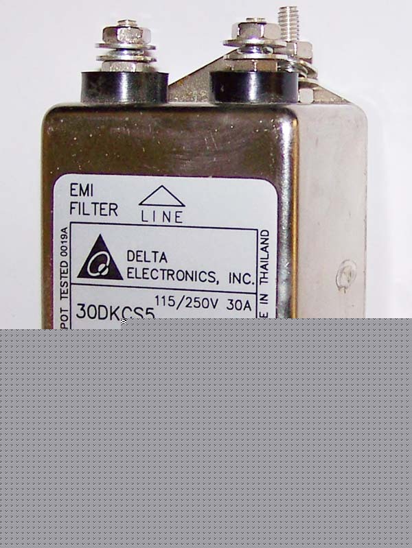 Delta emi line filter 30VKCS5 30A 30-amp 115/250 volts