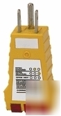 Electric receptacle tester