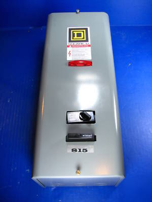 New square d starter enclosure 60A w/transformer 815E