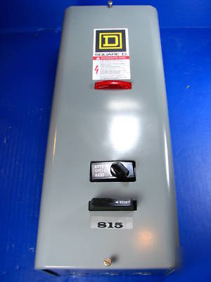 New square d starter enclosure 60A w/transformer 815E
