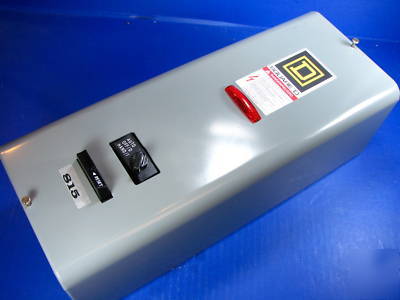New square d starter enclosure 60A w/transformer 815E
