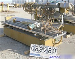 Used: becz machine vacuum calibration table, model 004.