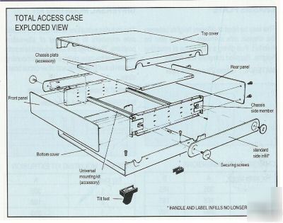 Vero total access case cabinet enclosure 212-201460B