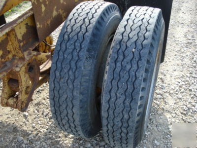 1985 interstate pole & pipe trailer, fifth wheel hitch