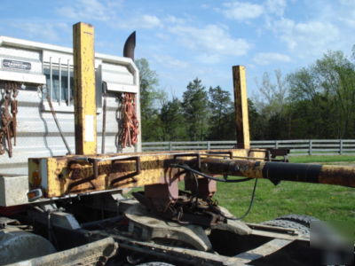 1985 interstate pole & pipe trailer, fifth wheel hitch