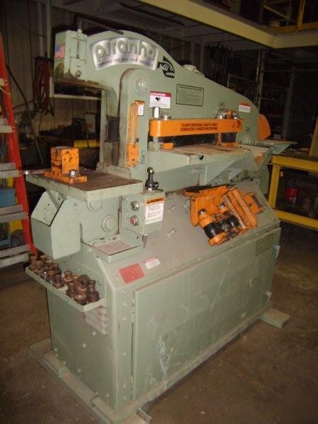 50 ton used pirahna hydraulic ironworker