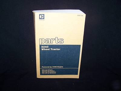 Caterpillar 824C wheel tractor parts book 85X1-up