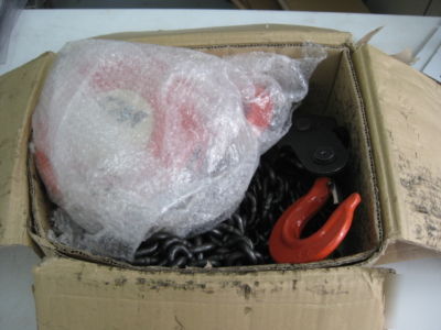 Cm hoist series 622 - 207 hand hoist 3 ton 8' lift (F3)