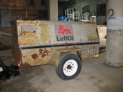 Liroi trailer style compressor 185 cfm diesel cd 4039