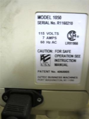 Oztec 1050 paper shredder speed shedder 33 sheets 