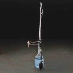 Tech glass burets, automatic self-zeroing, class a