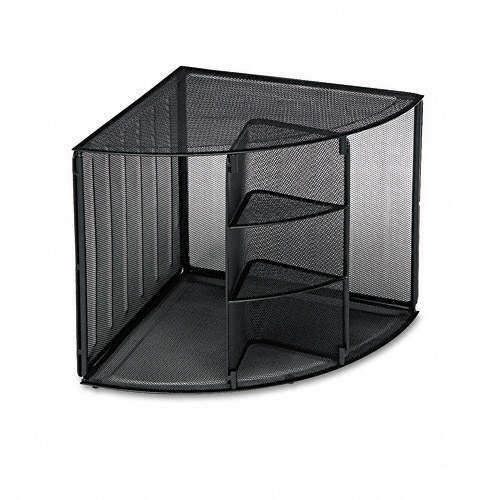 Eldon expressions mesh desk corner shelf 62630