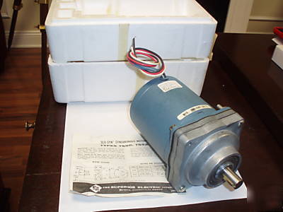 Superior electric 115V. ac synchronous gearhead motor