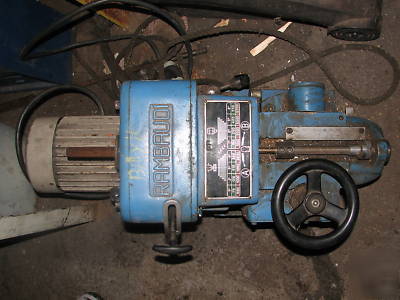 Rambaudi verticle milling head 5700RPM R8
