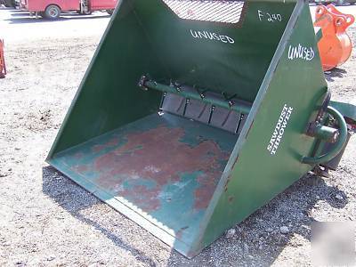 Artex skid steer loader saw dust thrower skidsteer....
