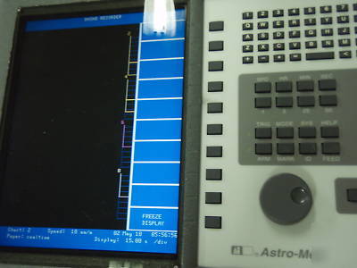 Astro-med dash-8N data recorder working