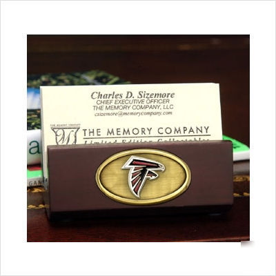 The memory company atlanta falcons business card holder