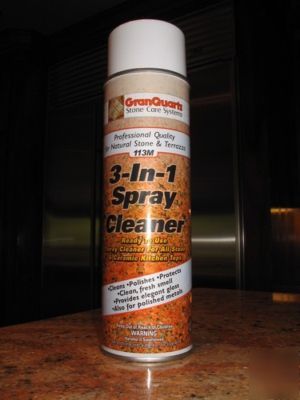 2 gran quartz stone systems care 3 -n- 1 spray cleaner 