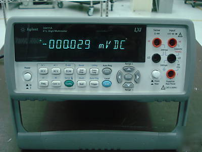 Agilent certiprime 34411A digital multimeter
