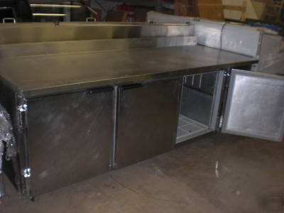 Beverage air 3 door low boy refrigerator 