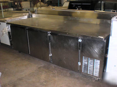 Beverage air 3 door low boy refrigerator 