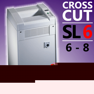 Dahle office cross-cut paper shredder - #20634EC