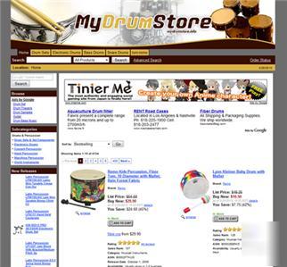 Drums store - website business for sale + domain