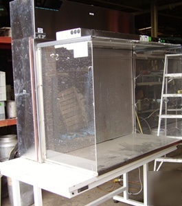 Germfree laminar flow hood bz 4SS-rx w/worktable 