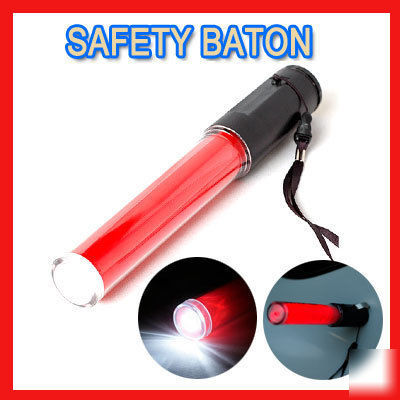 New led traffic safety flashback red light baton ( )