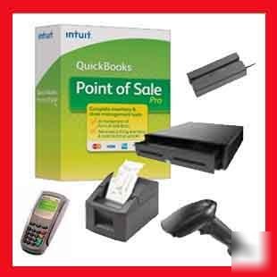 Quickbooks point of sale pos 9.0 pro software--hardware