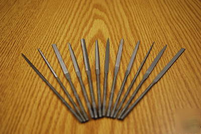 Simonds (cut 0) swiss pattern needle file set (12 pcs)