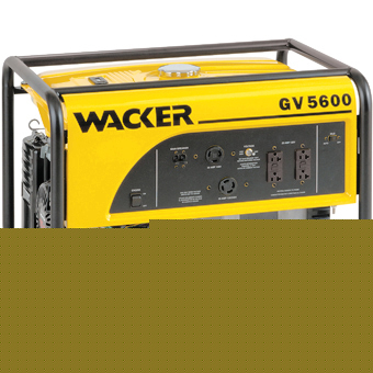 Wacker GV5600A generator, gasoline powered