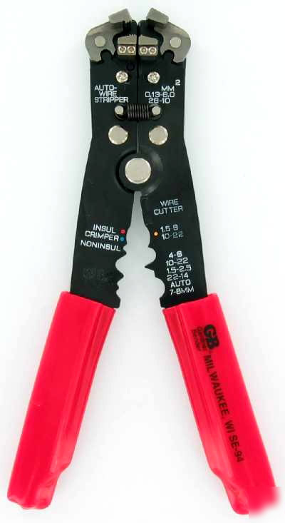 New gardner bender automatic wire stripper and crimper