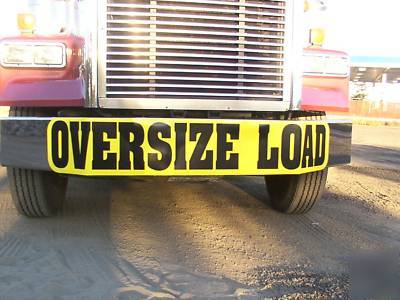 New magnetic oversize load sign 6' x 12