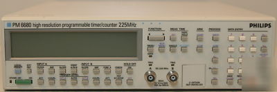 Philips/fluke PM6680 225 mhz timer/counter gpib