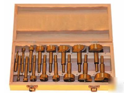 16PC forstner titanium coated bit set woodworking set 