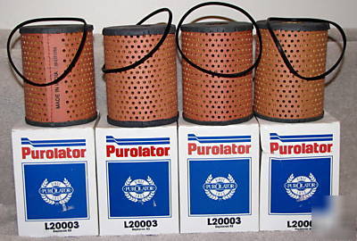 4 john deere tractor purolator oil filters L20003 