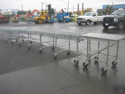 Nestaflex 376 conveyor , 26' long 3' high,rolling , hd