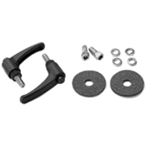 Motorola 90500115-r-motorola mounting handles - w/ 2 yr