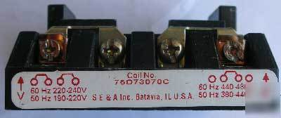 New siemens furnas 75D73070C magnetic coil 240/480V 