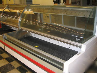 36' deli display case - combination hot and cold