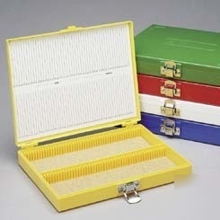 Heathrow microscope slide boxes, 100-place : HS15994C