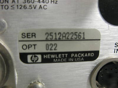 Hp / agilent 436A power meter with opt. 022 **on sale*