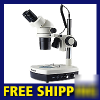 New 20X 40X adv darkfield gem jewelry stereo microscope
